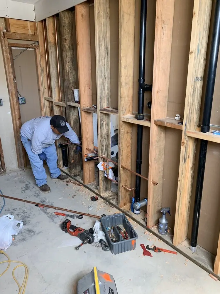 Commercial rough-in plumbing for Gas Line Repair in Kennesaw